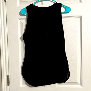 Black Sleeveless Athletic Shirt